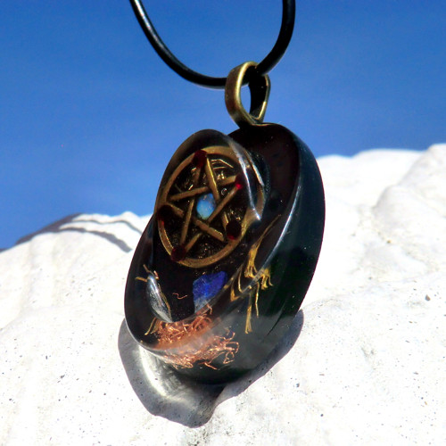 Pentagram bronz(2) *Šperk s Lapisem* Ochrana — foto 2