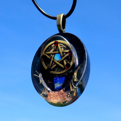 Pentagram bronz(2) *Šperk s Lapisem* Ochrana — foto 3