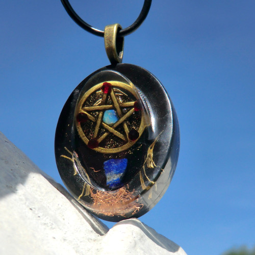 Pentagram bronz(2) *Šperk s Lapisem* Ochrana — foto 4
