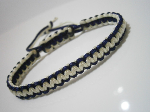 Oboustranný náramek (macramé) - Unisex — foto 2