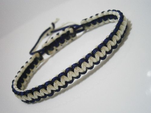 Oboustranný náramek (macramé) - Unisex — foto 3