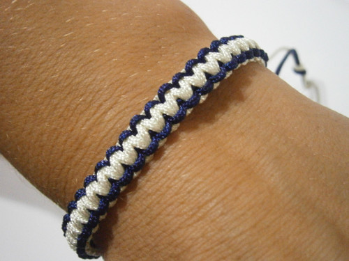 Oboustranný náramek (macramé) - Unisex — foto 4