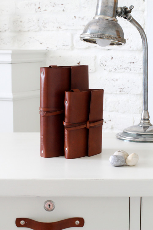 Kožený zápisník MINI BROWN A6 — foto 2