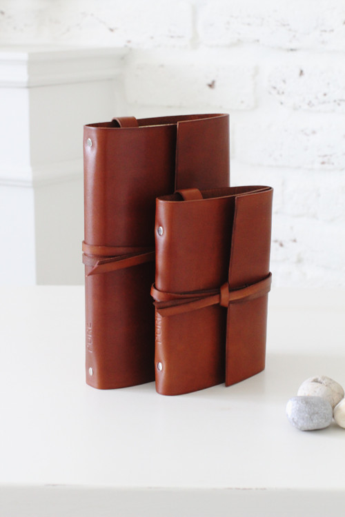 Kožený zápisník MINI BROWN A6 — foto 5