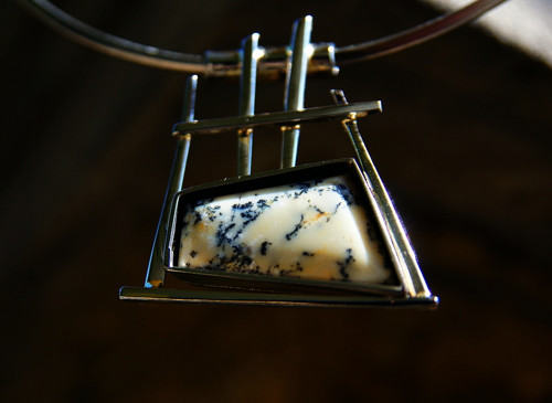 Nerezový náhrdelník...." Silver throne " — foto 2