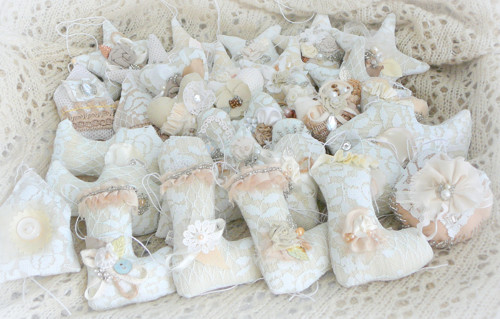 Ozdůbky na stromeček Shabby Chic. — foto 5