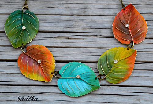 Náhrdelník ,,LEAVES,, na přání — foto 4