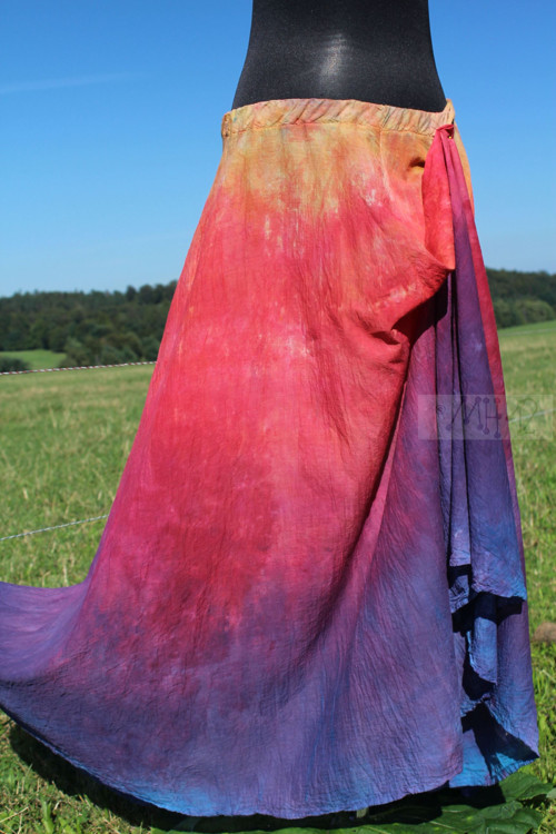 Letní maxi kolová sukně — foto 2