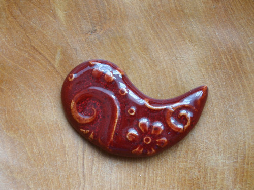 Keramická kapka - glazovaná — foto 2