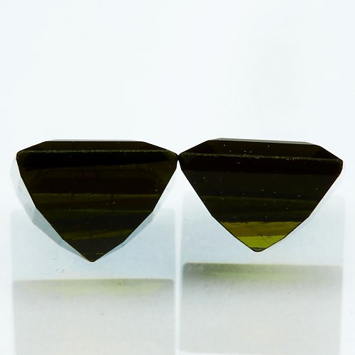 Turmalín Green pár 1,33ct — foto 3