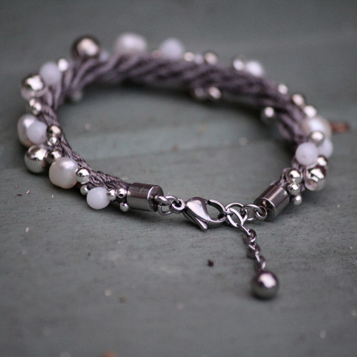 Náramek Pearls & Rope — foto 2