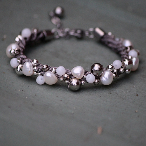 Náramek Pearls & Rope — foto 3