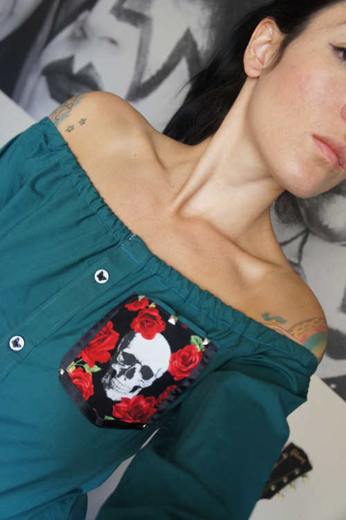 Pin up kosile tricko top rockabilly — foto 2