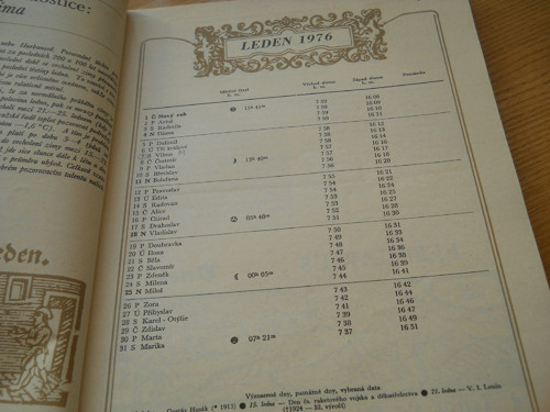 Zemědělský kalendář 1976 — foto 3