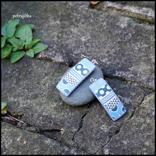 Náušnice "Denim" — foto 2