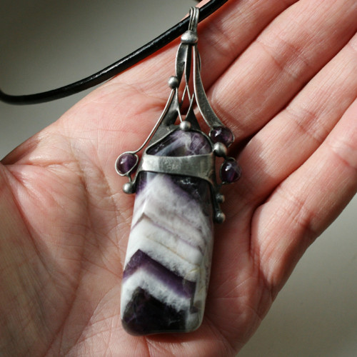 Ochranná síla - ametyst chevron — foto 3