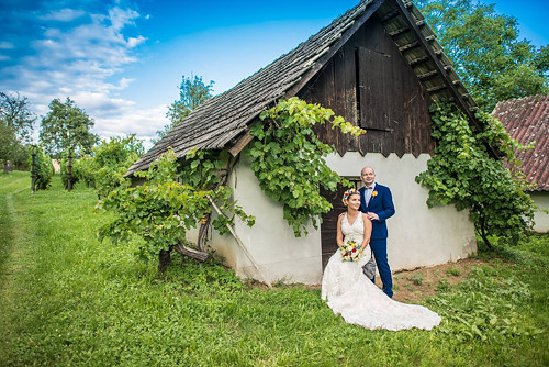 Parta(věneček)+ korsáž - folklór — foto 2