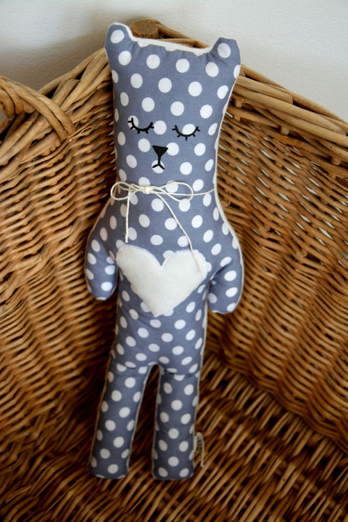 Bubu Bear grey, white dots — foto 3