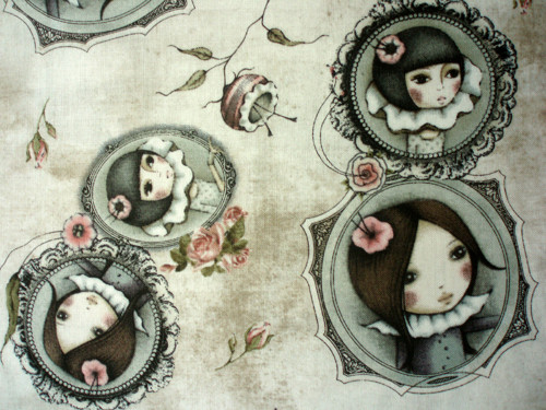 Bavl. látka Mirabelle-Curiosity Lost & Found Ecru — foto 2