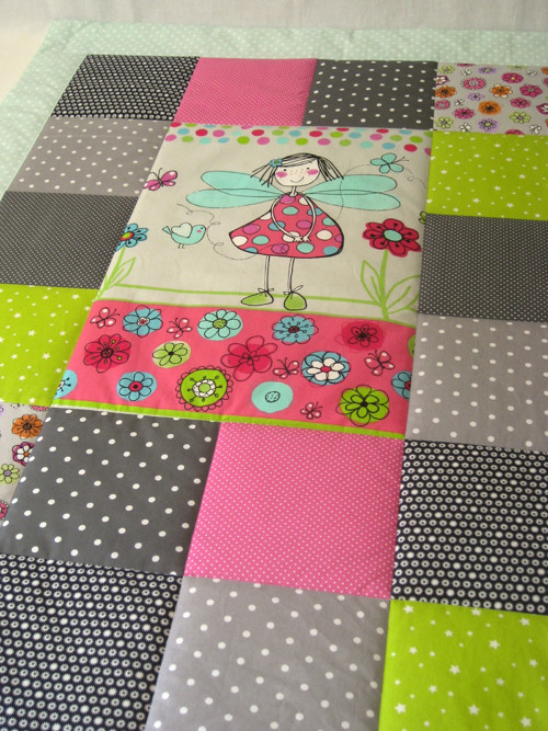 PATCHWORK deka 100x140 s kapsou - víla — foto 3