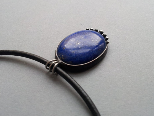 Slunce šlo spát (lapis lazuli) — foto 2