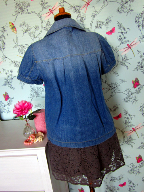 Sáčko jeans ala šedesátky — foto 4
