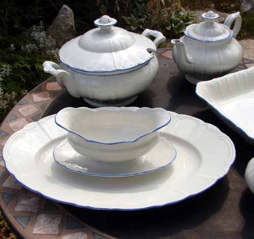 Modrobílá - porcelán — foto 2