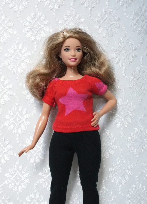 Tričko pro Barbie 2016 - curvy - baculku — foto 2