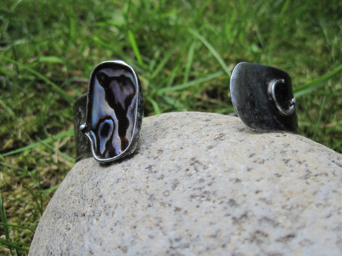 Paua - cínovaný náramek — foto 4
