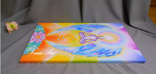 ANDĚL MEDITACE 40x60cm plátno SLEVA30% — foto 2