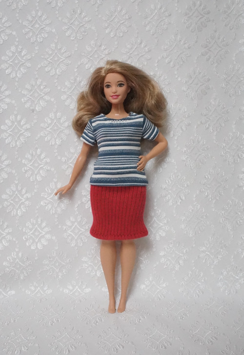 Sukně - delší pro Barbie 2016 - baculku — foto 2