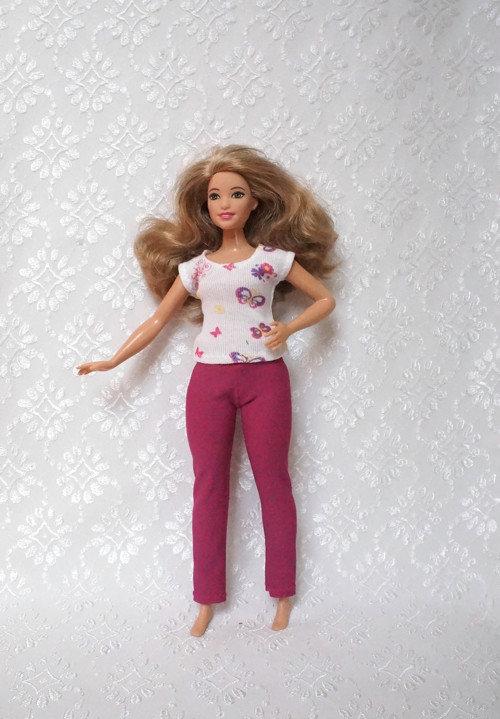 Kalhoty pro Barbie 2016 - curvy - baculku — foto 4