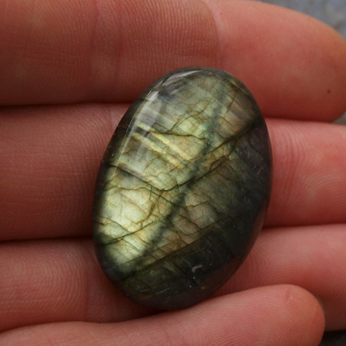 Labradorit, placka 32 x 26mm — foto 3