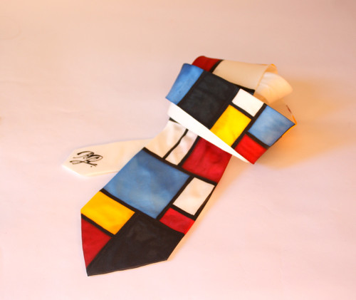 Pánská kravata - Piet Mondrian — foto 2