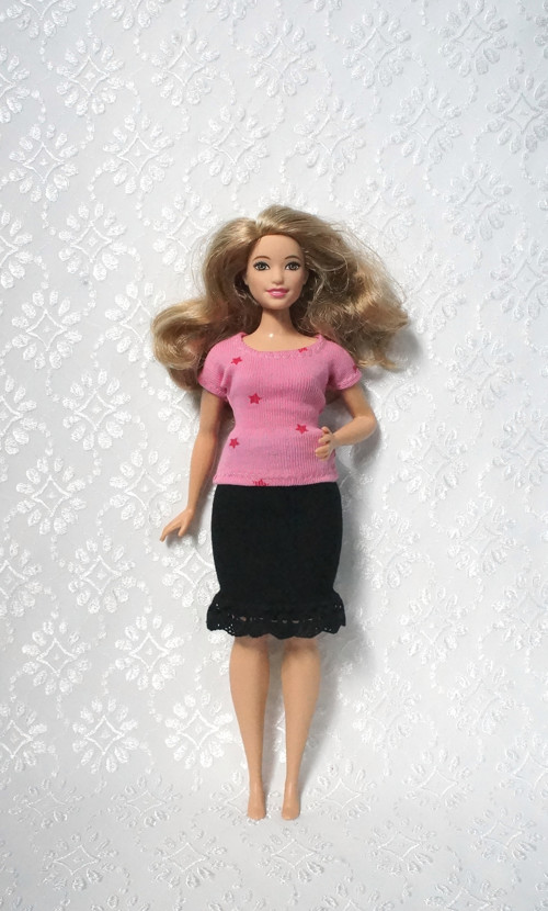 Tričko pro Barbie 2016 - curvy - baculku — foto 2