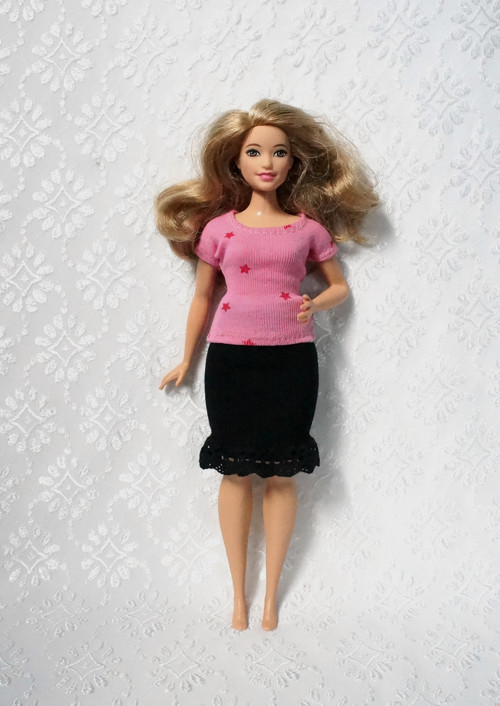 Sukně pro Barbie 2016 - curvy - baculku — foto 3