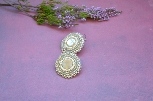 ...Beige earrings — foto 4