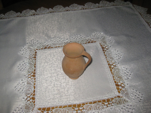 Starý hliněný džbáneček — foto 2
