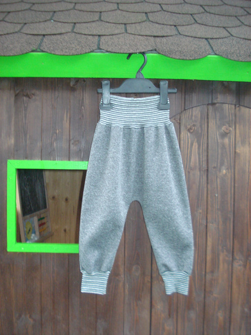 Softshellové turky-ŠEDÝ MELÍR+PROUŽEK vel.86 — foto 4