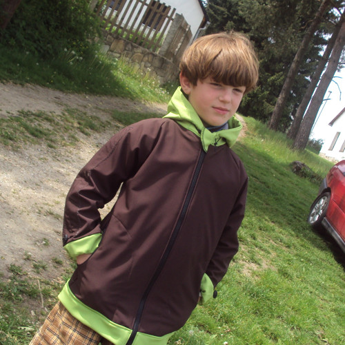 Rostoucí softshell. bundička 4.5-7 let na přání — foto 3