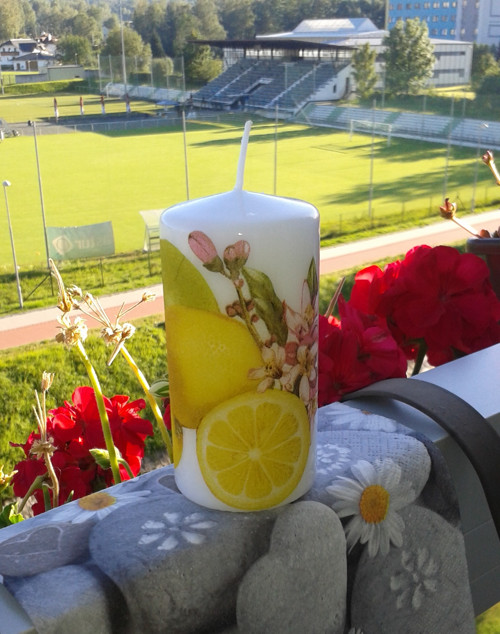 Svíčka s citrony III — foto 2