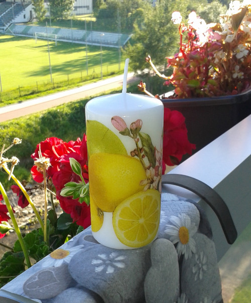 Svíčka s citrony III — foto 3