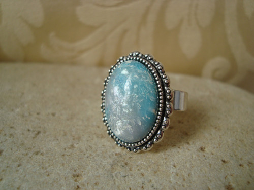 Prsten velvet turquoise blue — foto 2