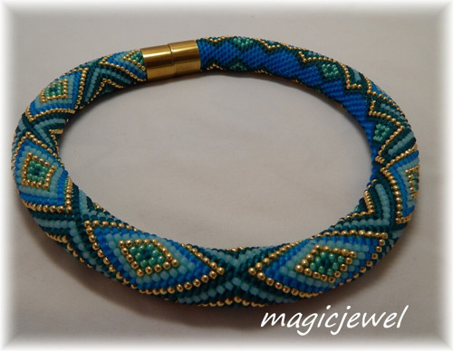 Geometric gold - » bead crochet — foto 3
