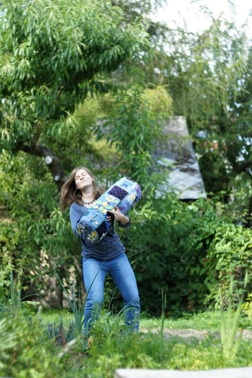 Boho yoga vak modrý — foto 4