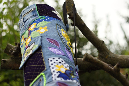 Boho yoga vak modrý — foto 6