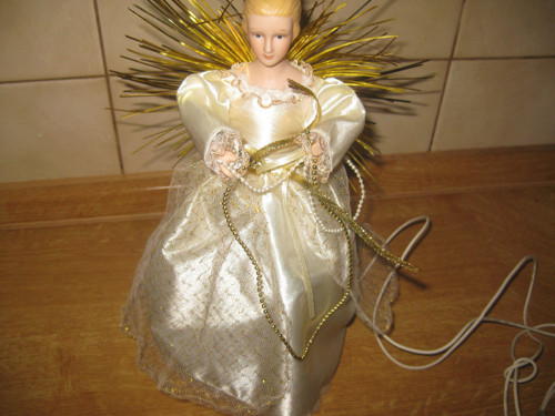 Anděl páně - svítící figurka — foto 3