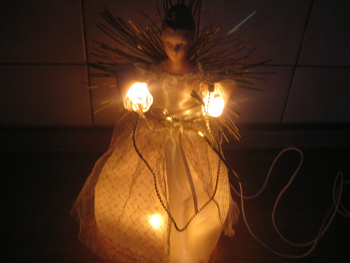 Anděl páně - svítící figurka — foto 6