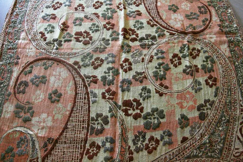 Teplá vintage šála/pashmina po babičce — foto 4