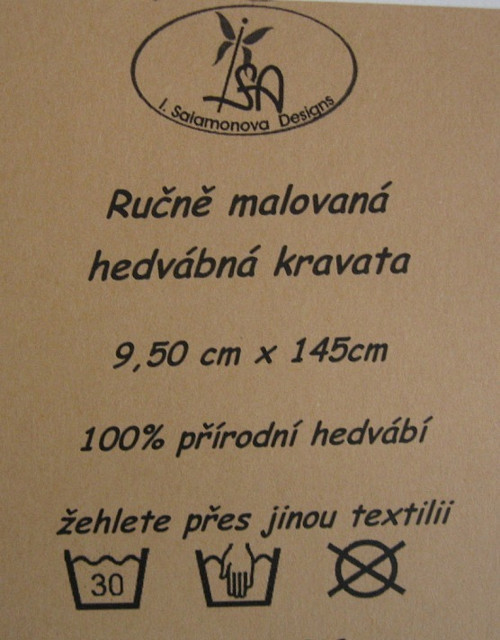 Originální kravata, vidím bílé myšky — foto 3